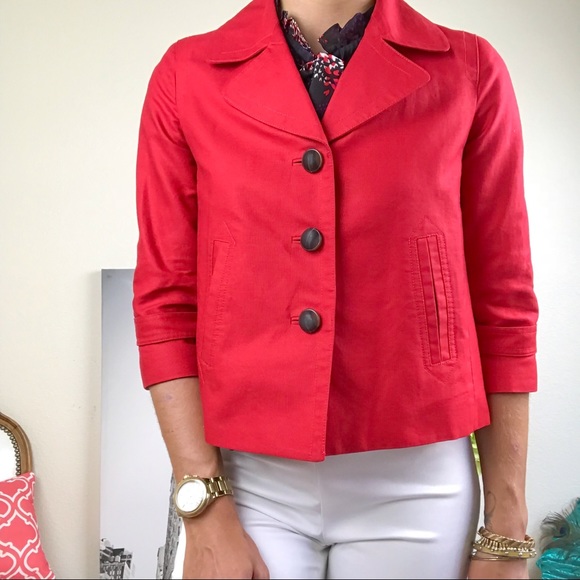 Talbots Jackets & Blazers - TALBOTS Cropped Swing Jacket